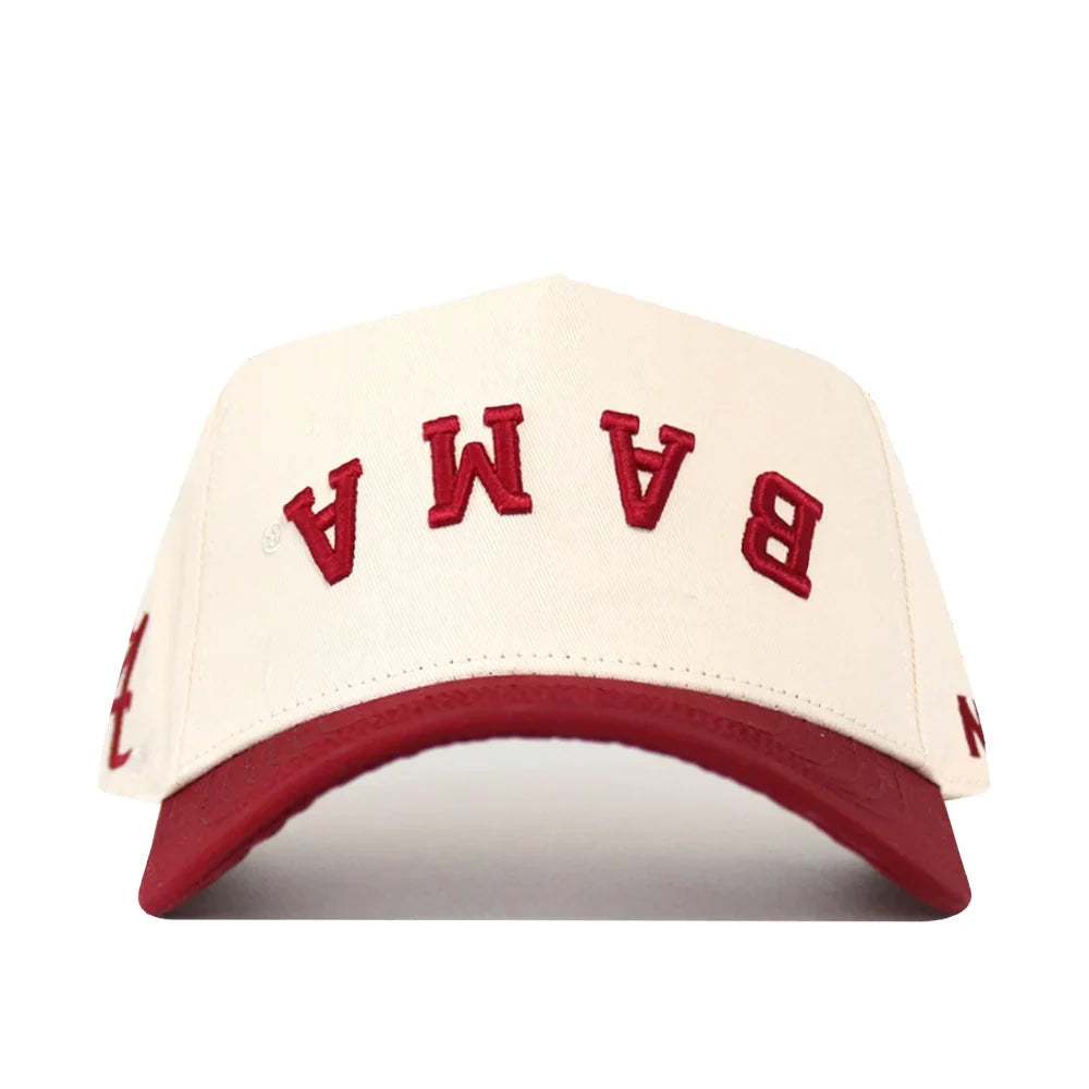 No Rivals Alabama Crimson Tide - NCAA Natural Upside Down Bama Hat