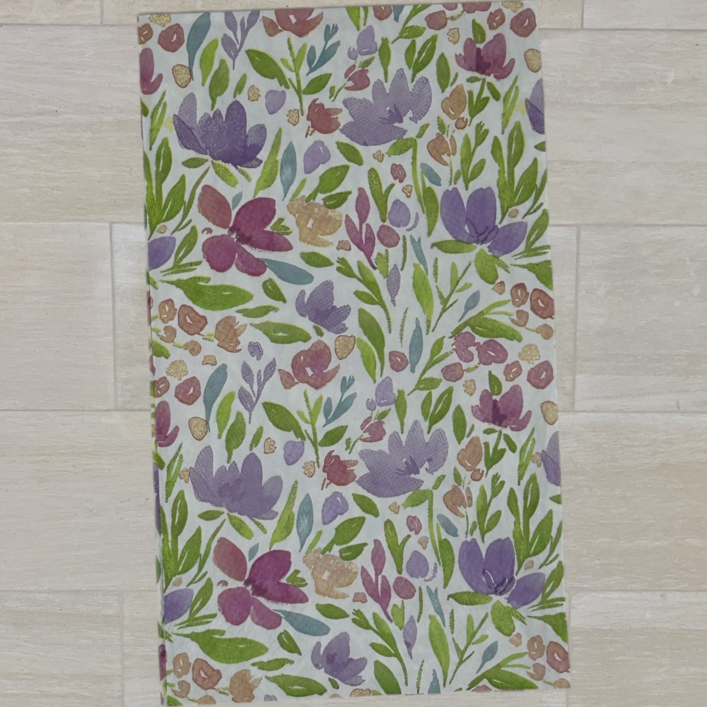 Spring Wildflowers Decoupage Napkins Blue Yellow Purple Guest Paper Crafts