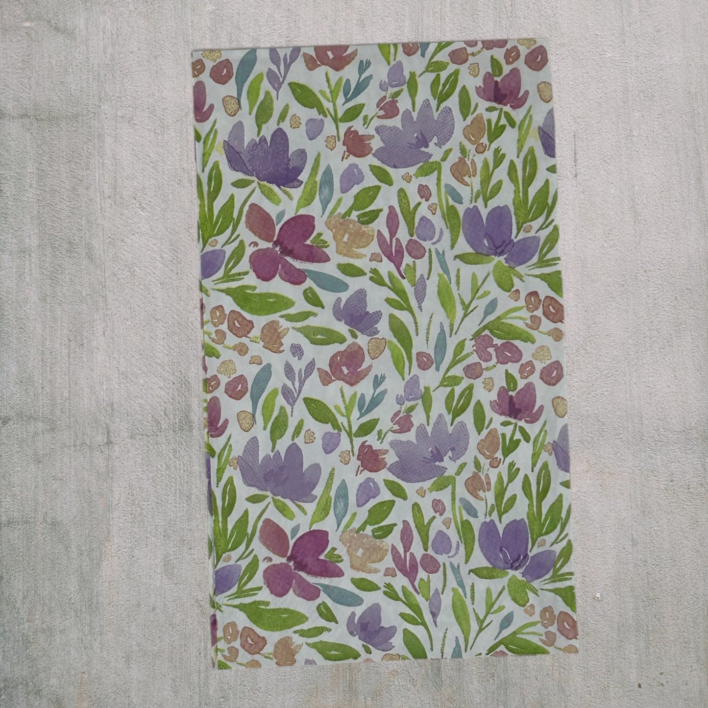 Spring Wildflowers Decoupage Napkins Blue Yellow Purple Guest Paper Crafts