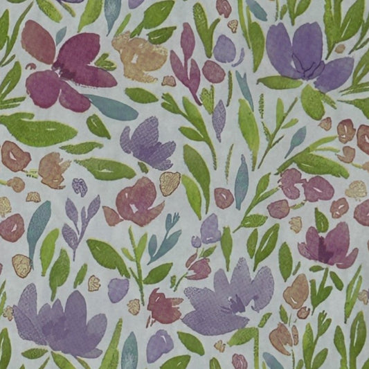 Decoupage Napkins Spring Wildflowers Blue Yellow Purple Guest Paper Crafts