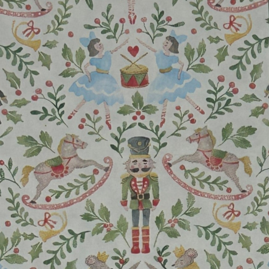Nutcracker Guest Size Decoupage Napkins – Holiday Ballet Christmas Paper Napkins for Crafts, Journaling & Mixed Media