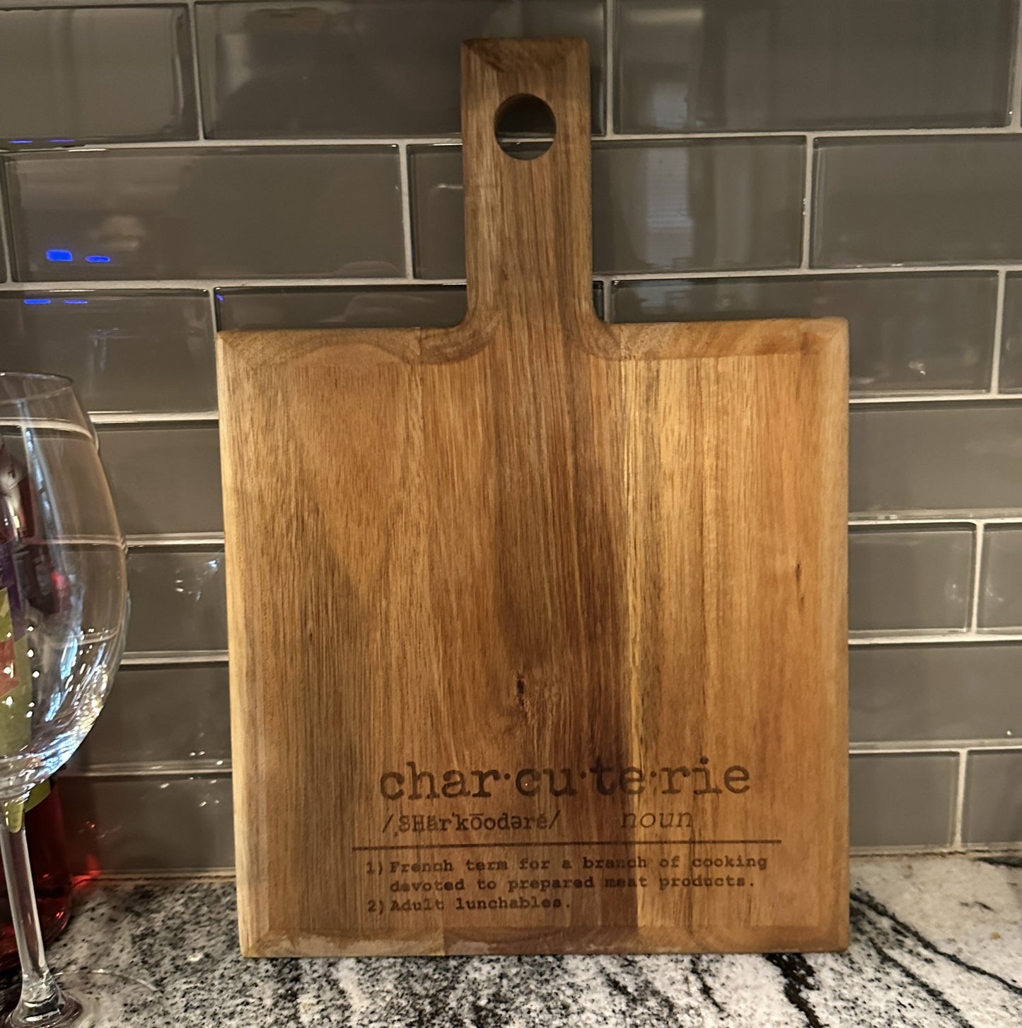 Charcuterie Adult Lunchables Decorative Wood Cutting Board Hostess Gift