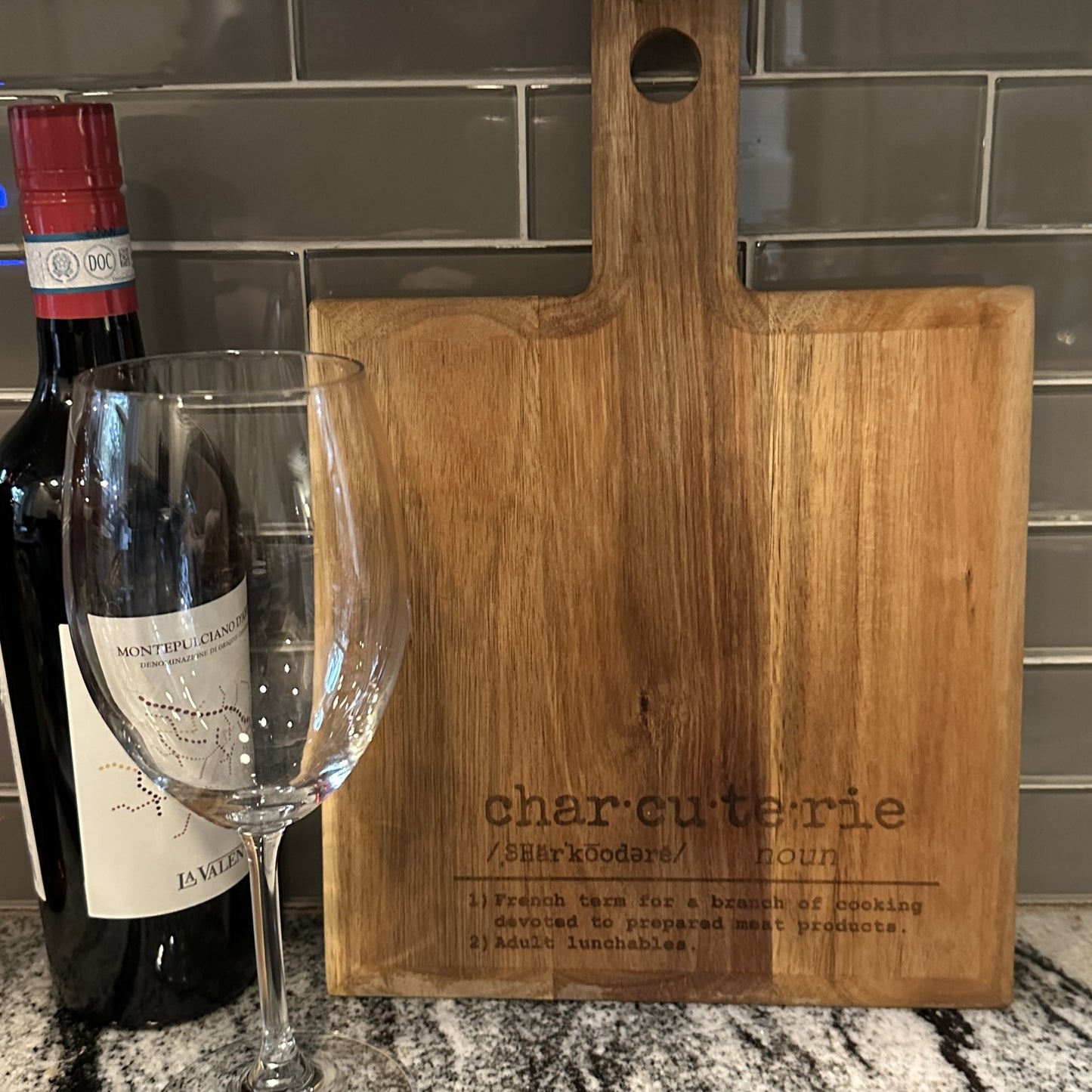 Charcuterie Adult Lunchables Decorative Wood Cutting Board Hostess Gift