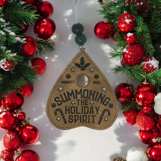 Summoning the Holiday Spirit Christmas Ornament