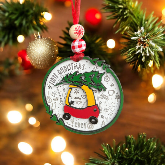 Capture Precious Memories with a Little Coupe Keepsake Ornament - Perfect for Baby's First Christmas in 2024