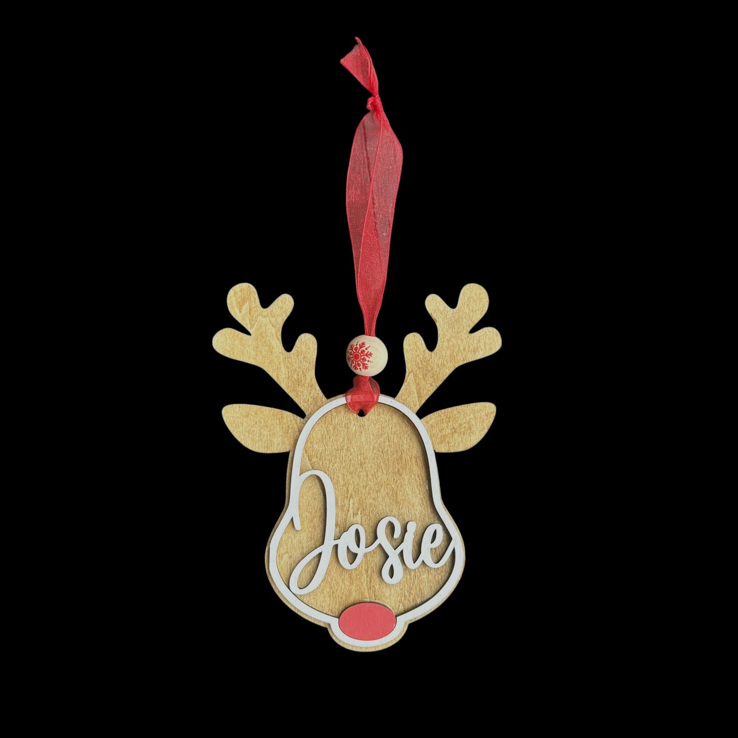 Personalized Reindeer Ornament