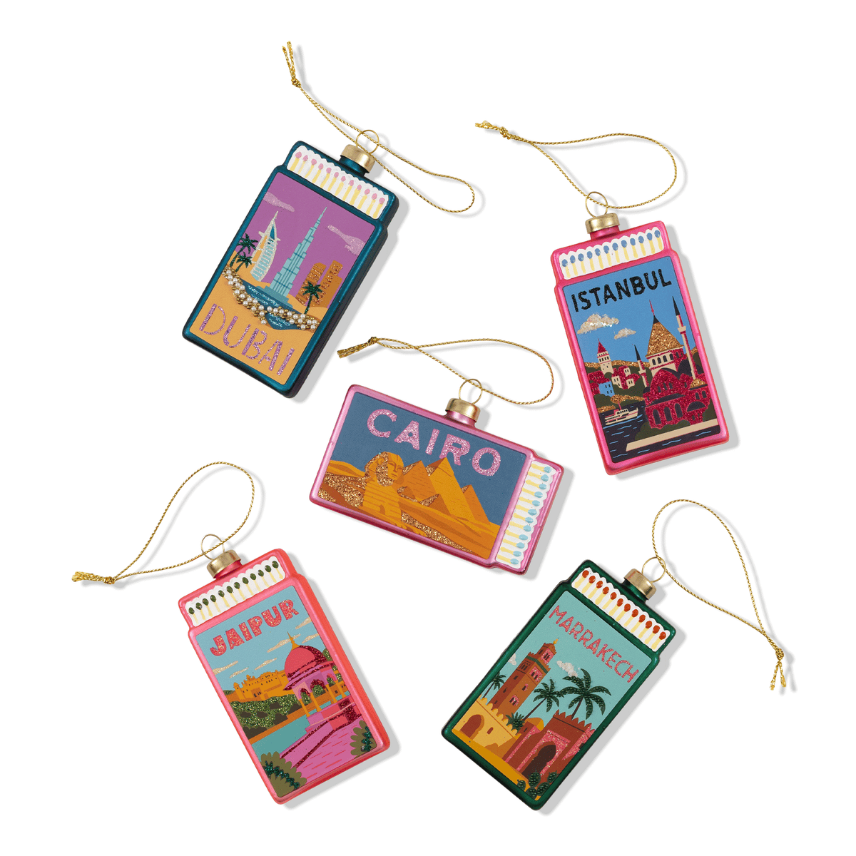 Istanbul Matchbook Ornament