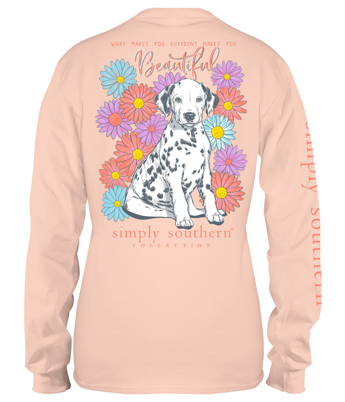 What Makes You Different Make You Beautiful - Dalmatian - SS - Adult Long Sleeve