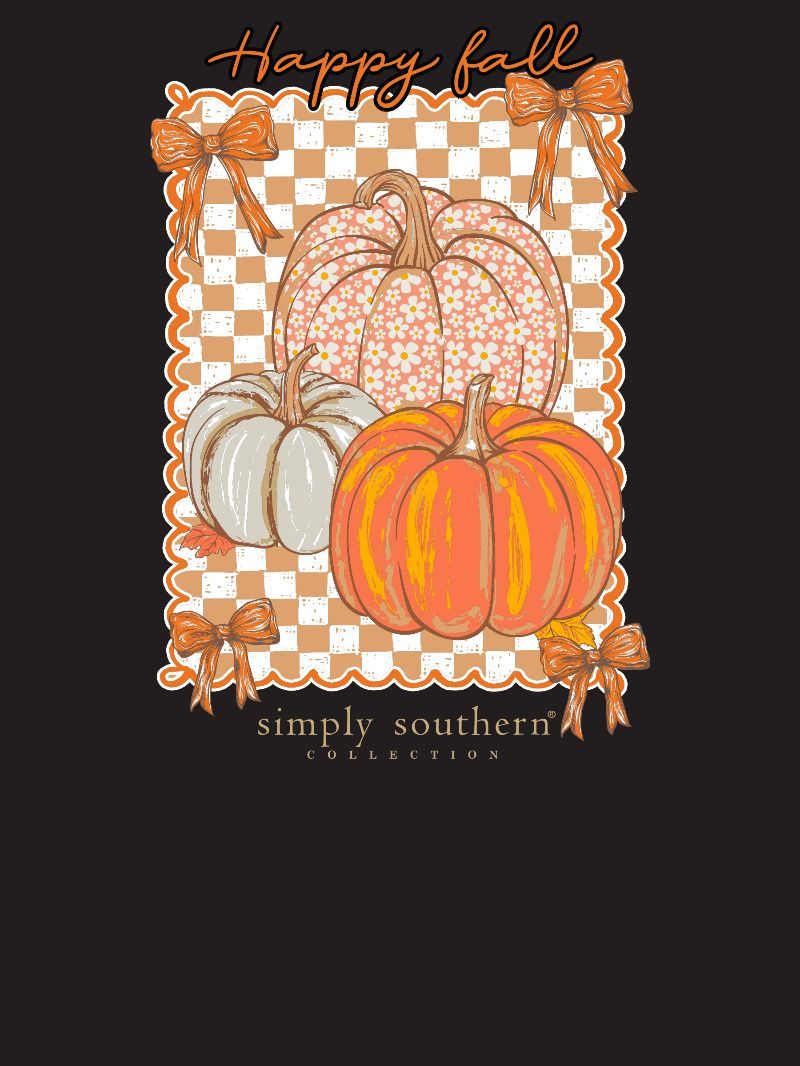Happy Fall - Pumpkins - SS - F26 - YOUTH Long Sleeve
