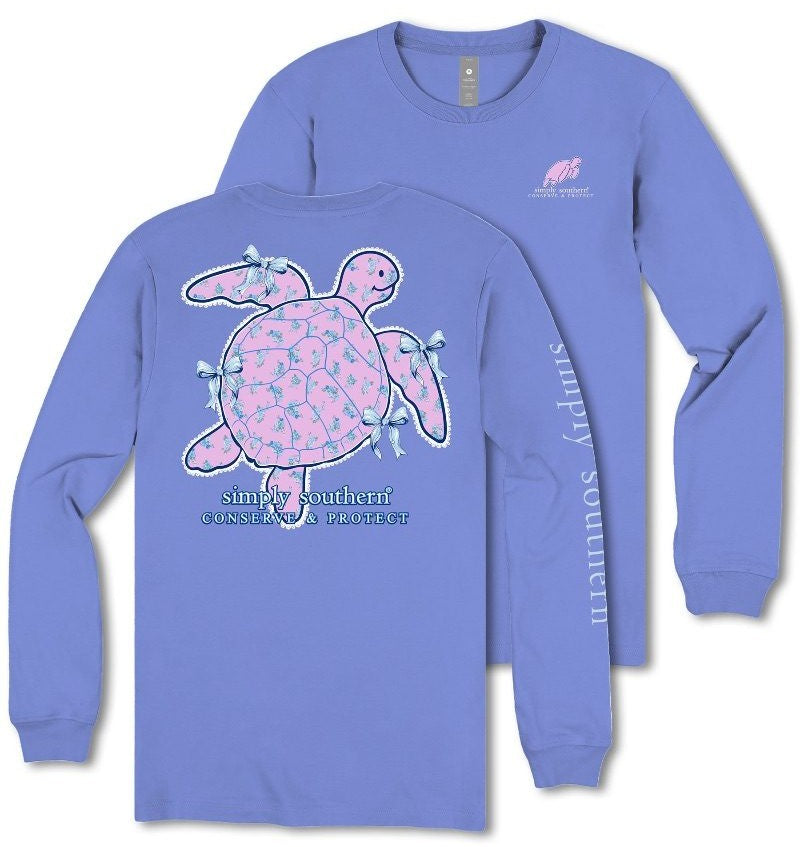 Track Turtle - Tiny Flowers - Bows - Converse & Protect - SS - F25 - YOUTH Long Sleeve