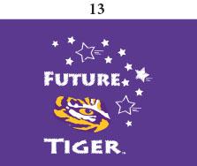 LSU Infant Lap Shoulder Creeper Print
