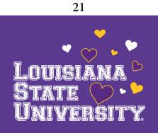 LSU Infant Lap Shoulder Creeper Print