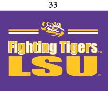 LSU Infant Lap Shoulder Creeper Print