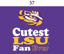 LSU Infant Lap Shoulder Creeper Print
