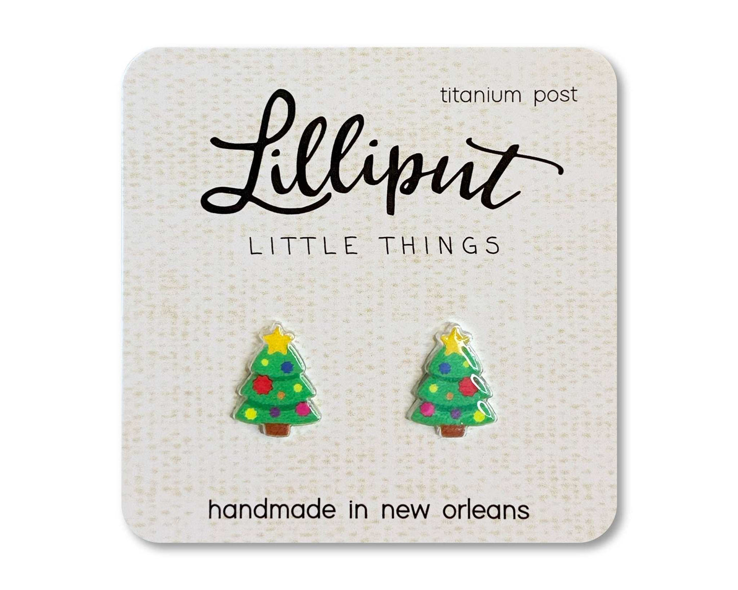 Lilliput Little Things - Christmas Tree Earrings