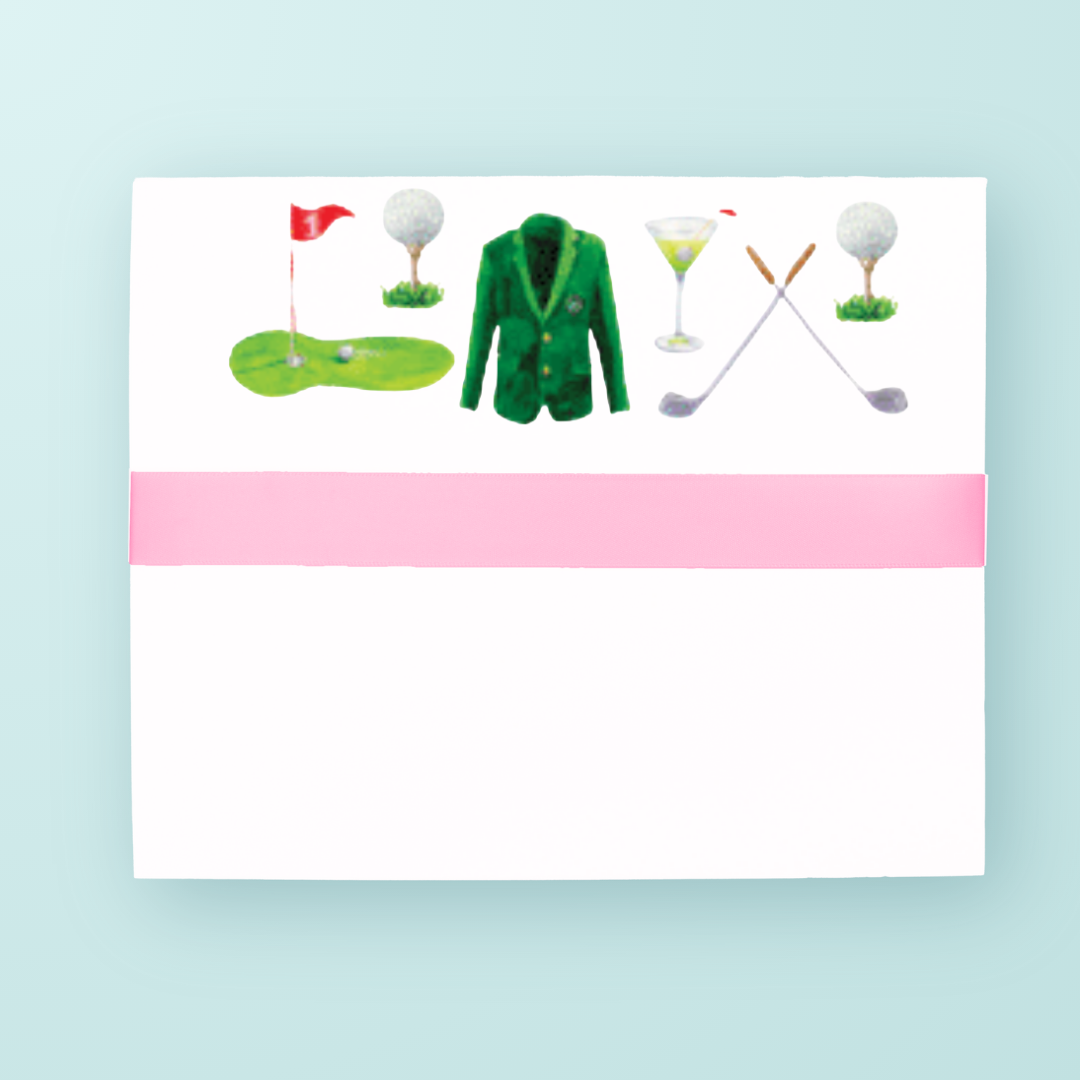 Golf & Cocktails Pattern Lux Slab