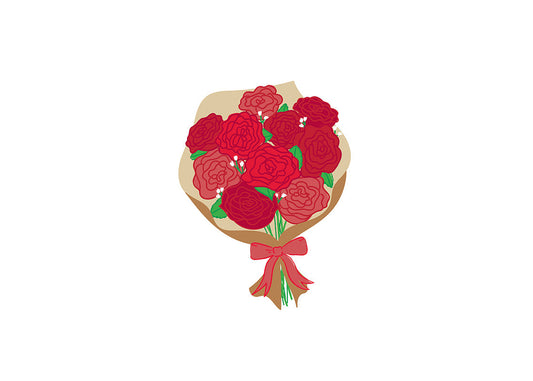 Roses Are Red Bouquet Mini Attachment