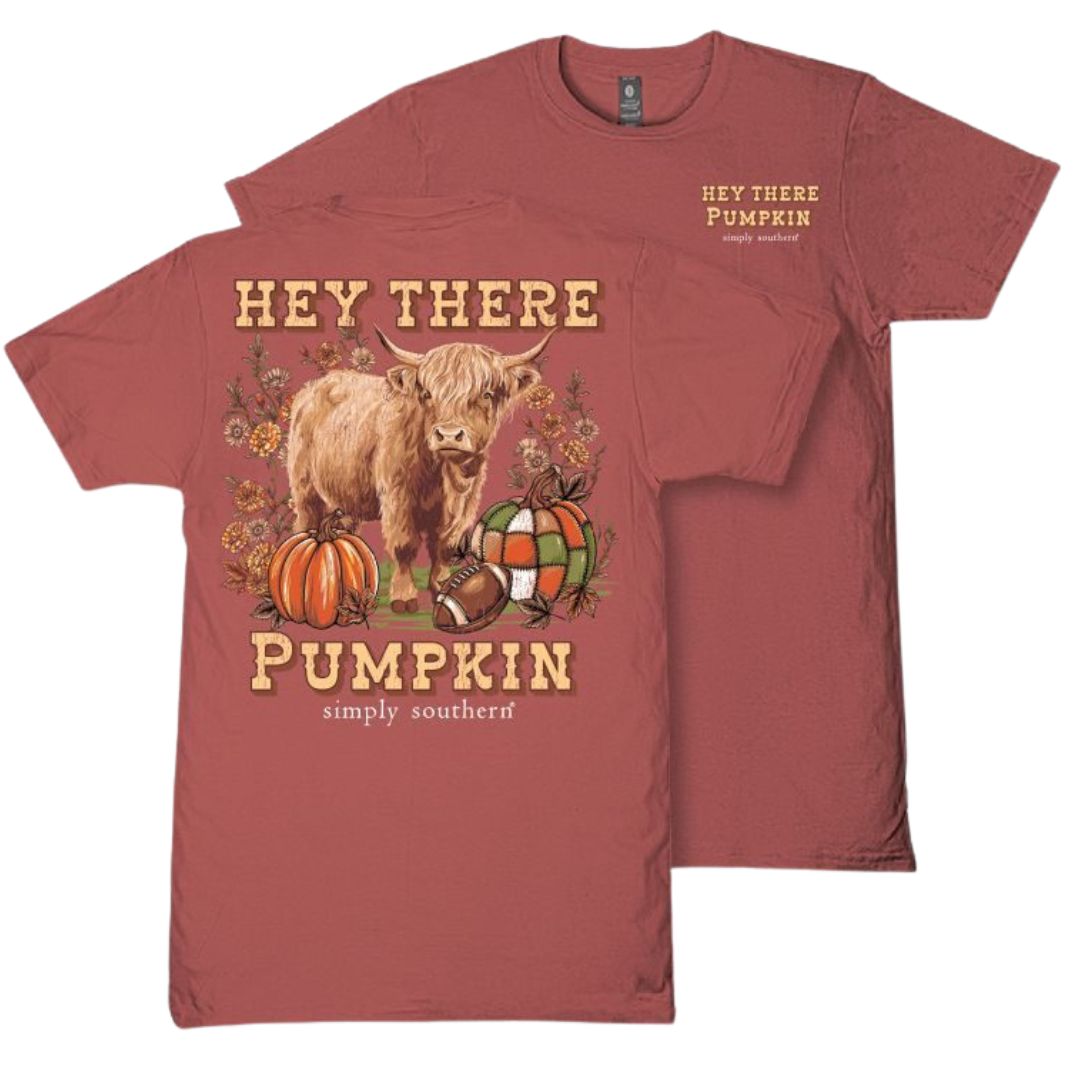 Hey There Pumpkin - Highlander - Football - F26 - SS - Adult T-Shirt
