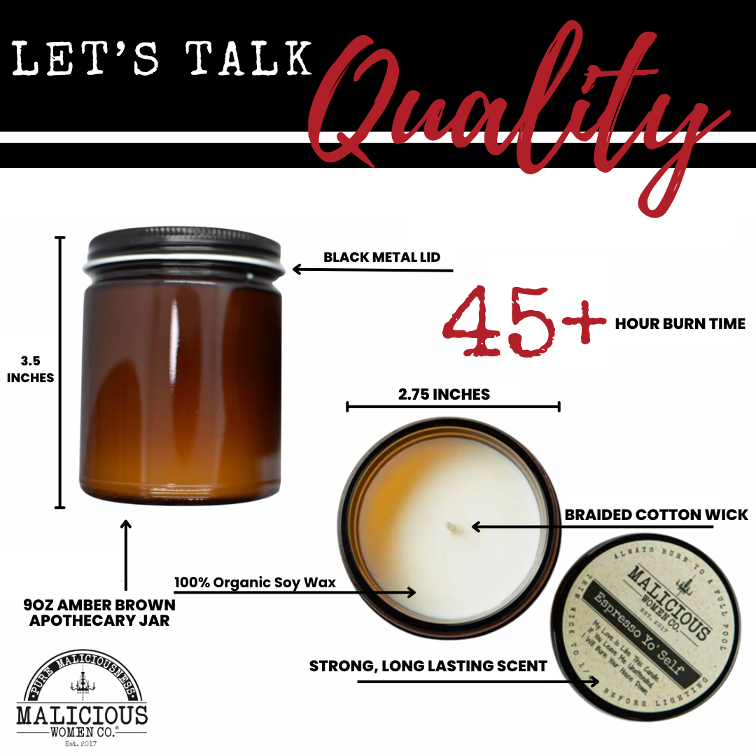 Chance Made Us Co-workers | Scent: Take A Hike | 9oz Work Candle | Malicious Women Co