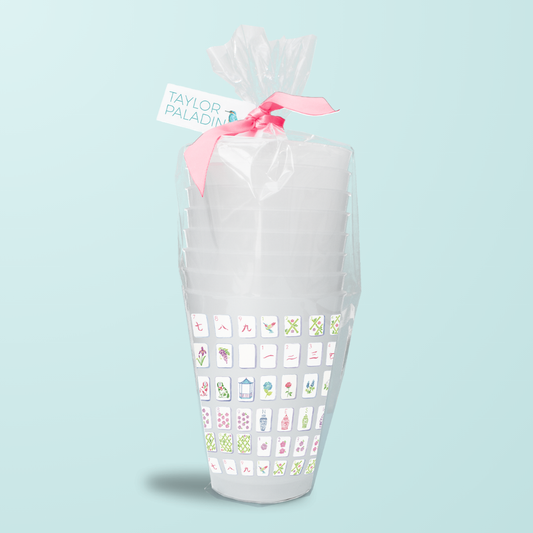 Mahjong Tiles Cups