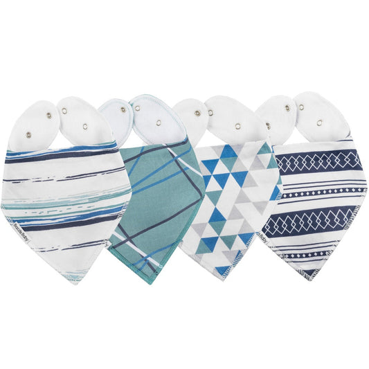 Max Organic Bandana Bib 4-Pack