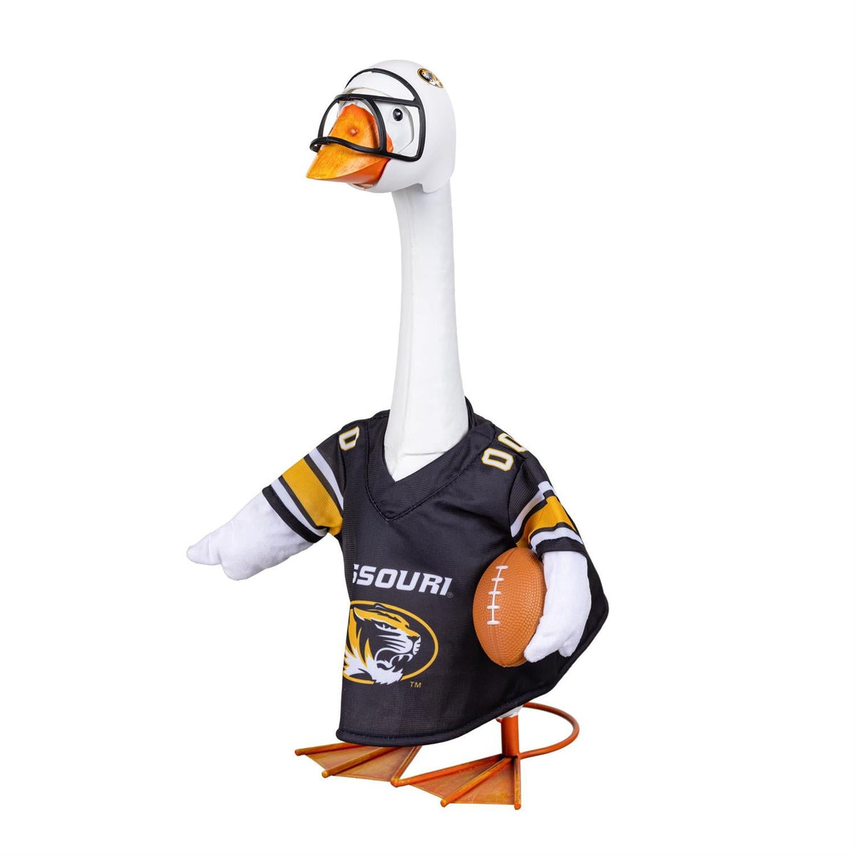 Missouri Tigers Football Porch Goose Outfit for 21 Inch Goose