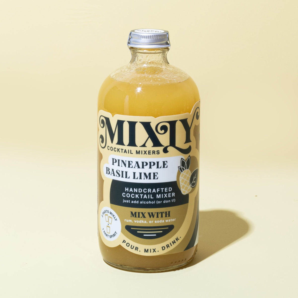 Pineapple Basil Lime - Daiquiri Cocktail & Mocktail Mixer