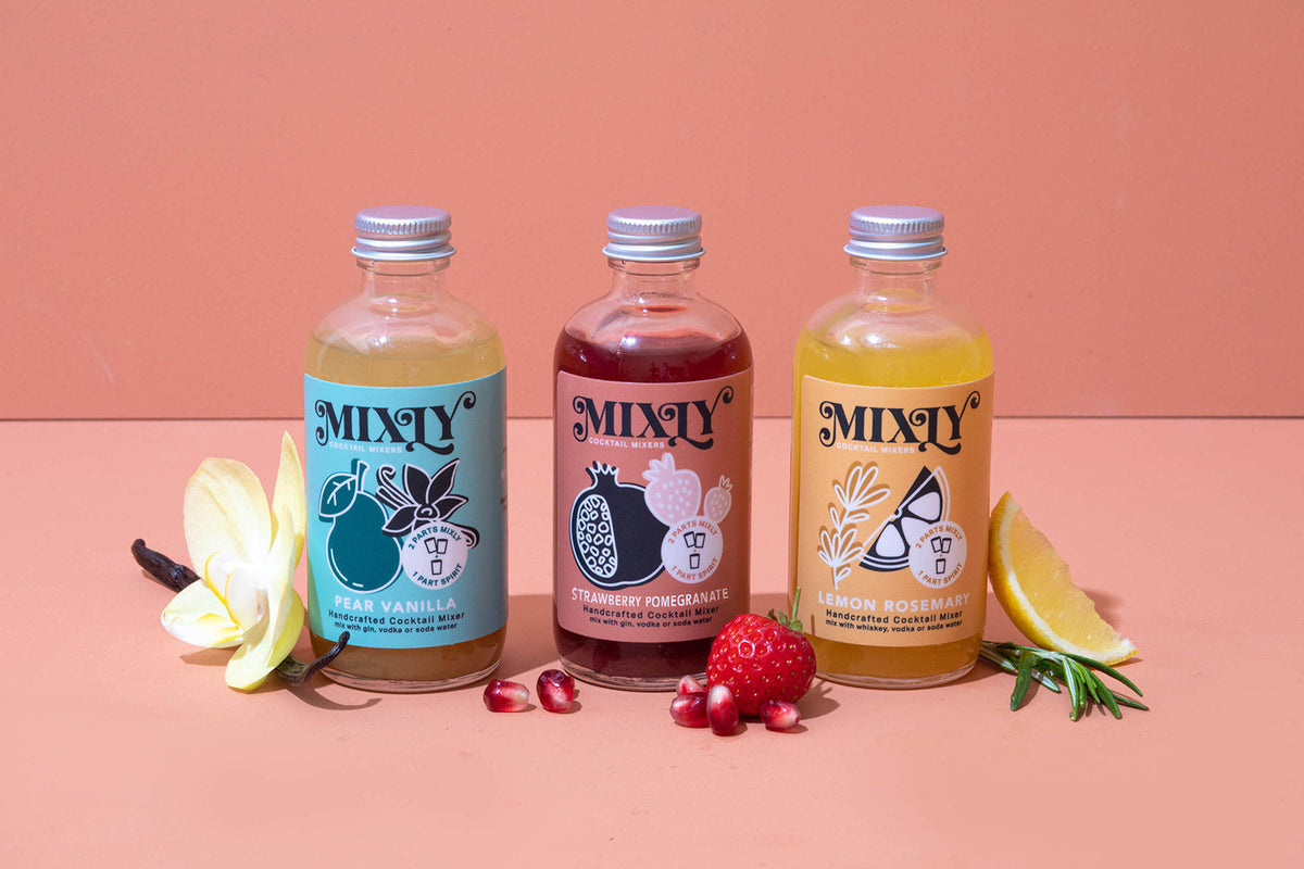 Modern Cocktail Mixer Set | Non Alcoholic Cocktail or Mocktail Mixer Gift Kit