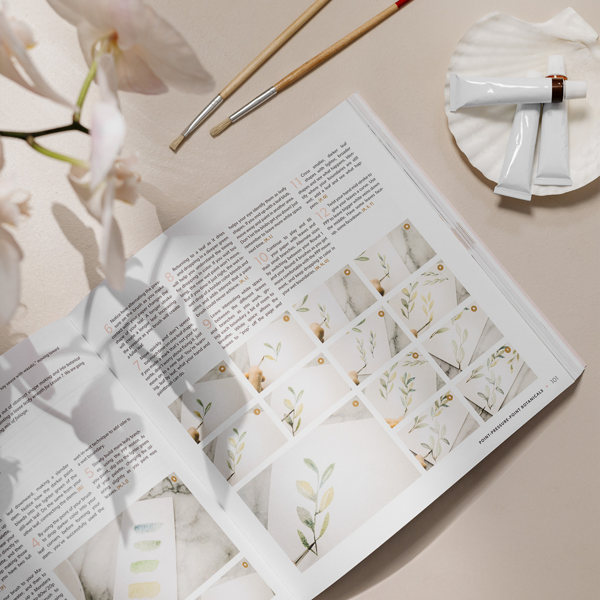Modern Watercolor Botanicals