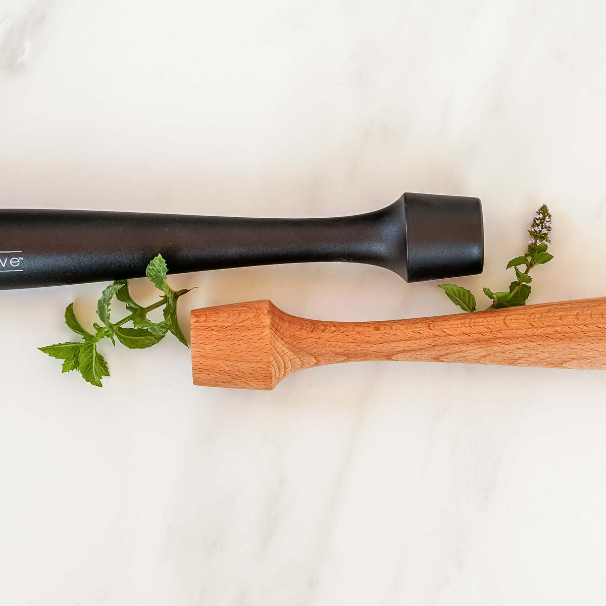 12" Cocktail Muddler - Natural Hardwood