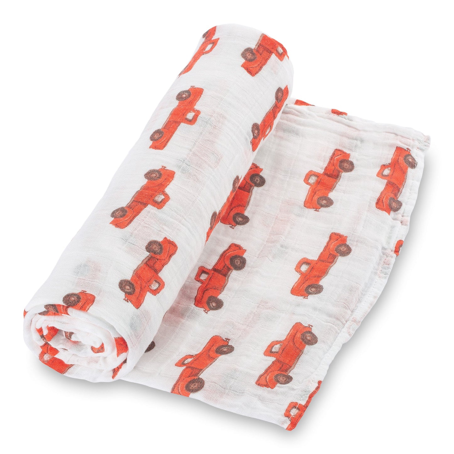 Truck Baby Muslin Swaddle Blanket