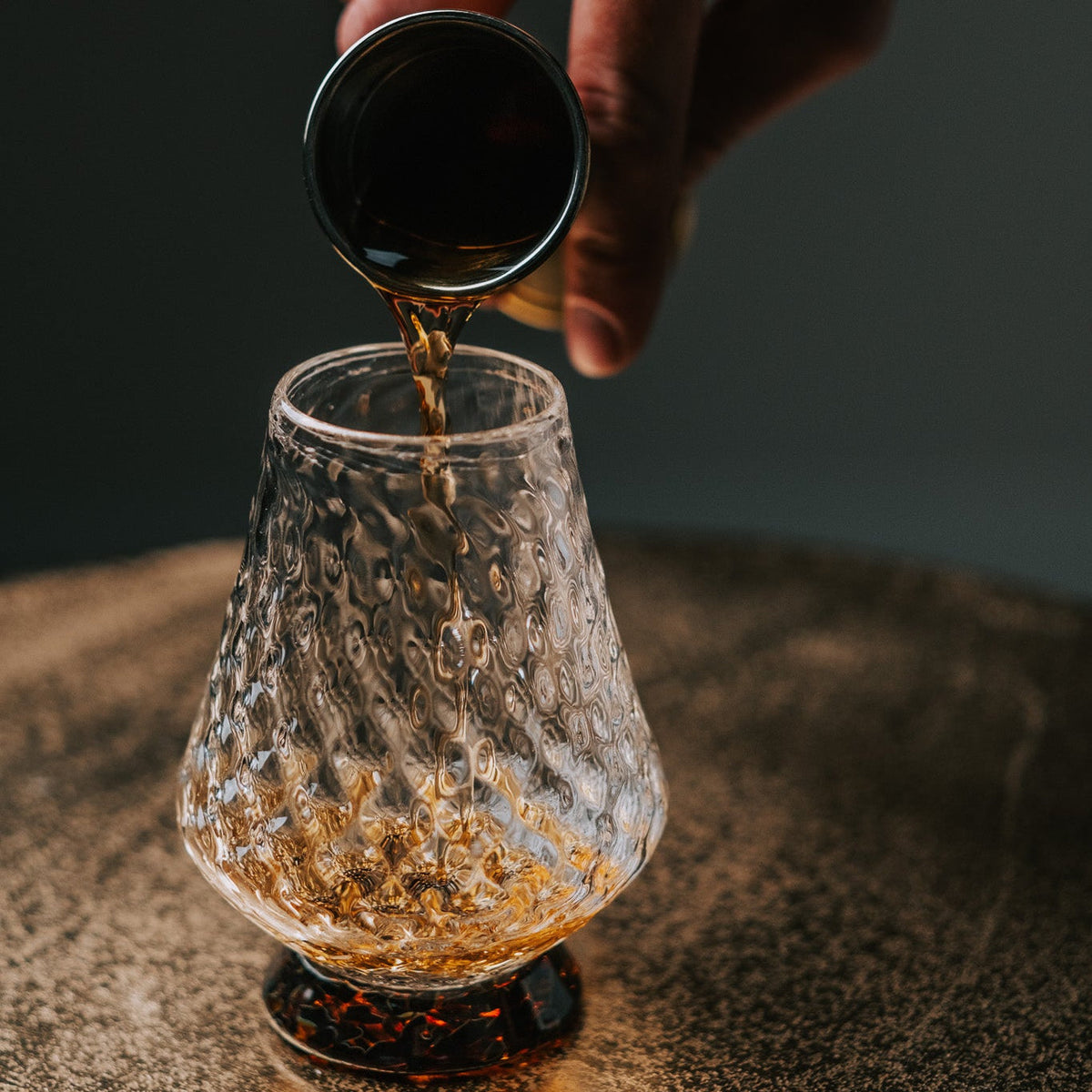Handblown Neat Pour Glass