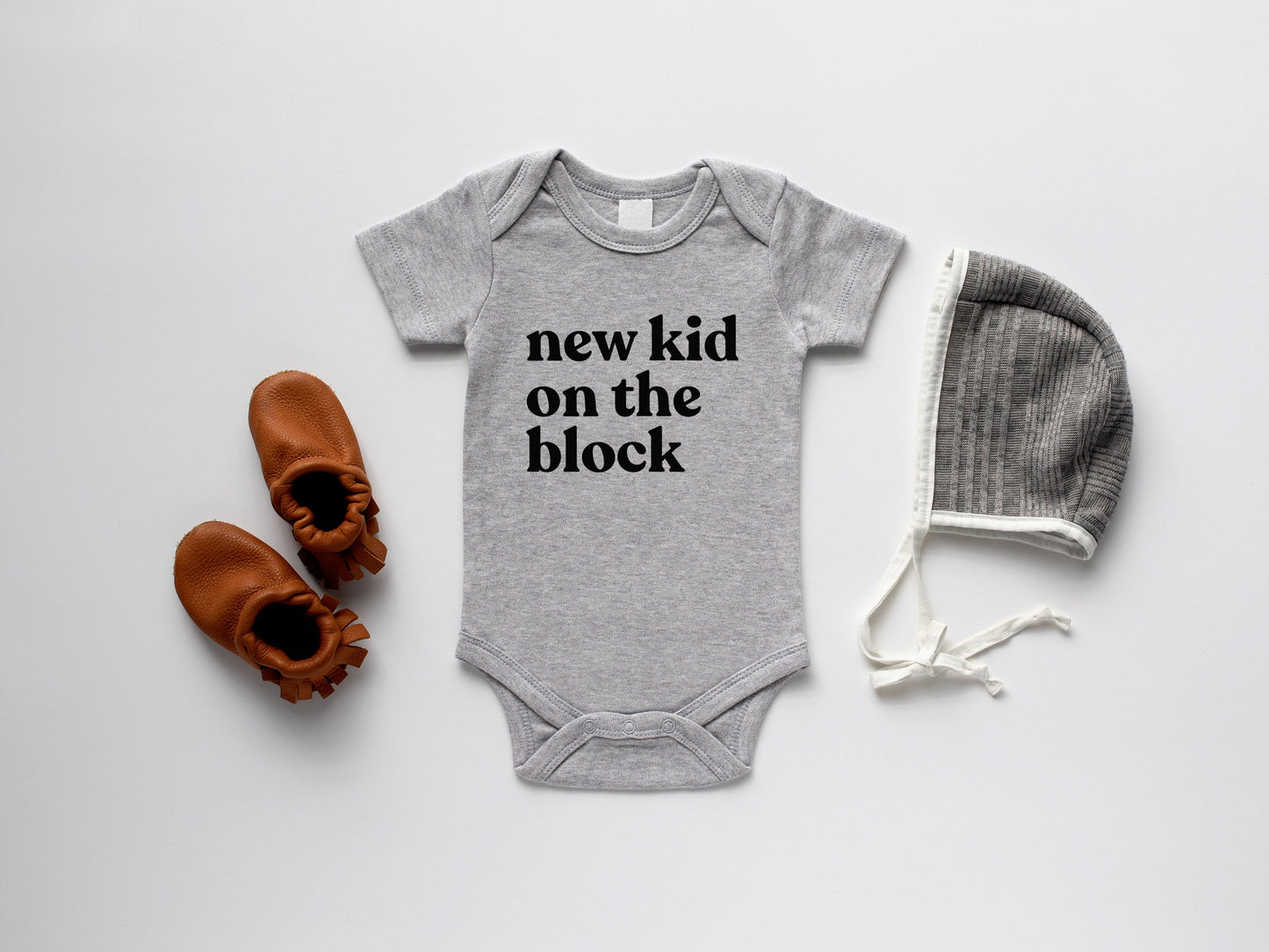New Kid On The Block Organic Baby Bodysuit