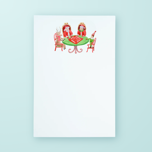 Christmas Mahjong Notepad