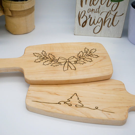 Holiday Wood Burned Cutting Board Kit