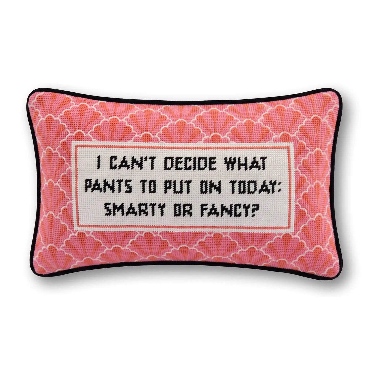 Pants Needlepoint Pillow