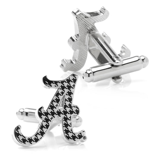 NCAA University of Alabama Houndstooth Cufflinks