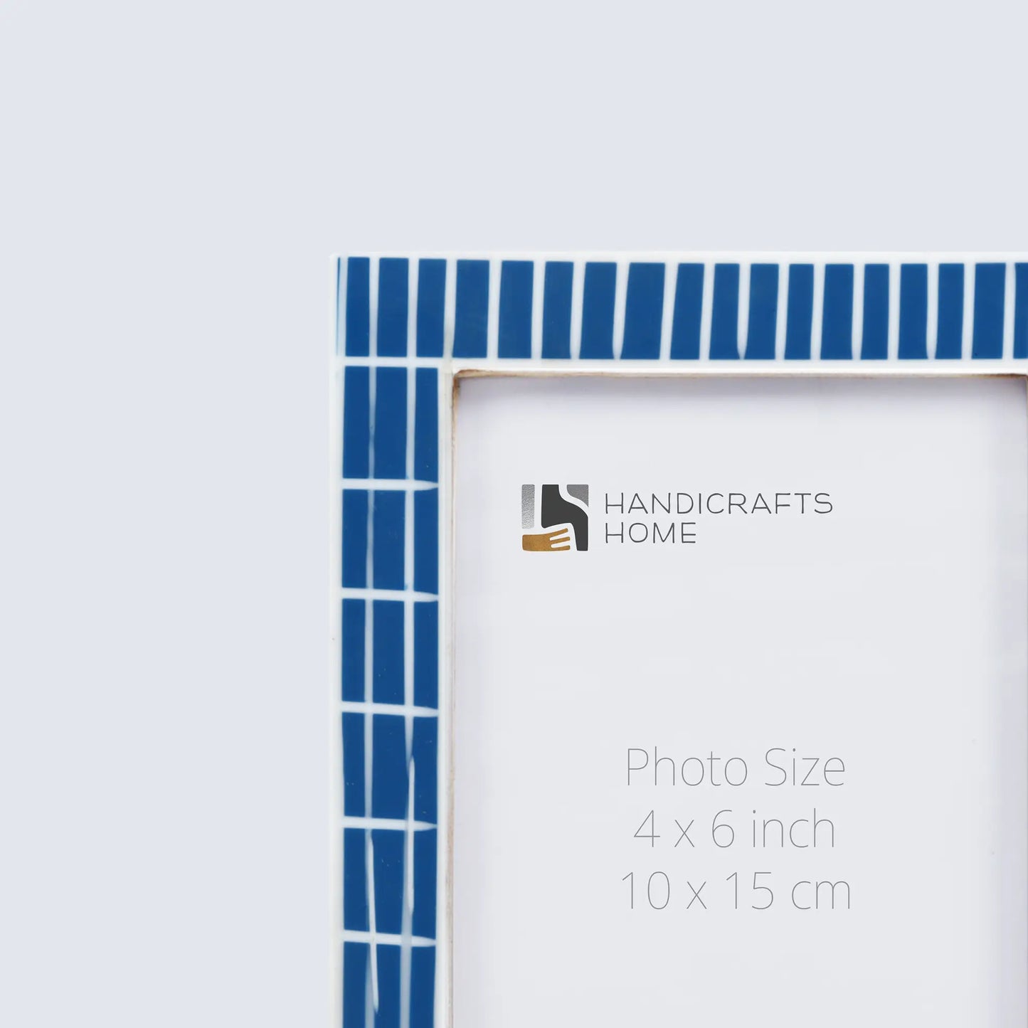 Picture Frame Manhattan Subway Collection Resin Inlay Blue,White – 3 Sizes (Pack of 2)