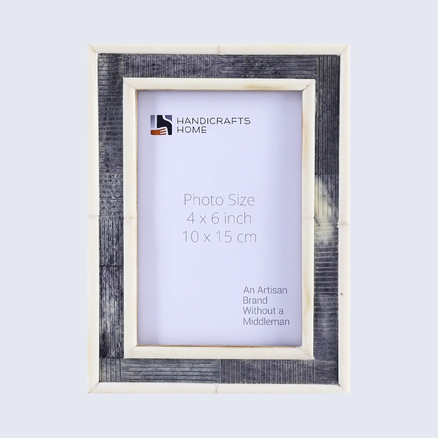 Picture Frames Sea Siren Raidne Collection Bone Inlay Grey White 4x6 5x7"