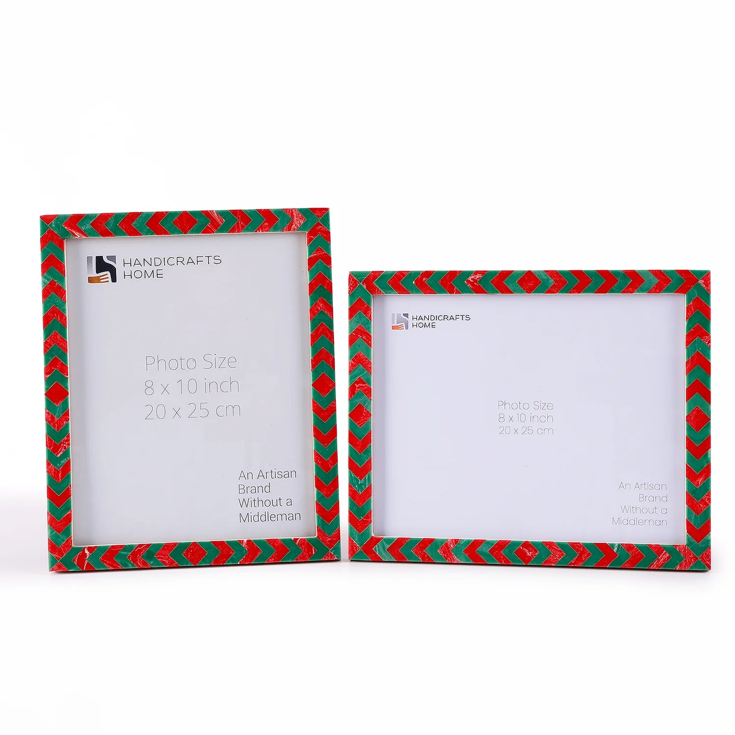 Picture Frame Lisbon Gems Collection Resin Inlay Multi-Color – 3 sizes (Pack of 2)
