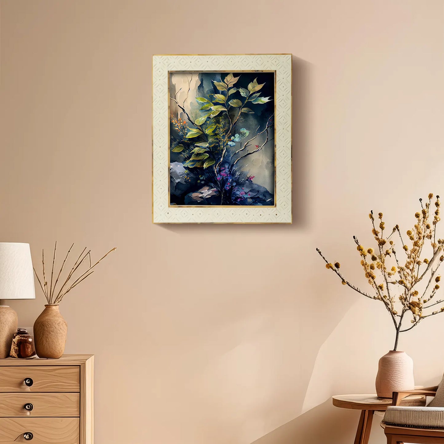 Rhythm Cycles Picture Frame White Resin Inlay 4x6 5x7 8x10