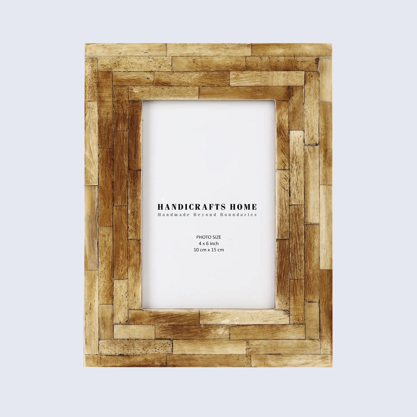 Brown Bone Inlay Picture Frame | Antique Collection | 4x6 5x7