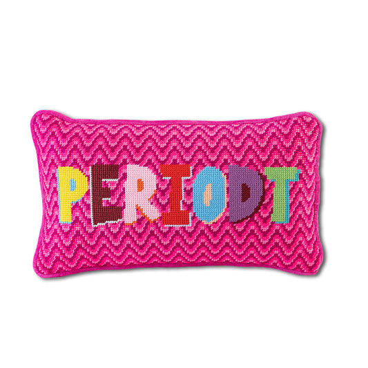 Periodt Needlepoint Pillow