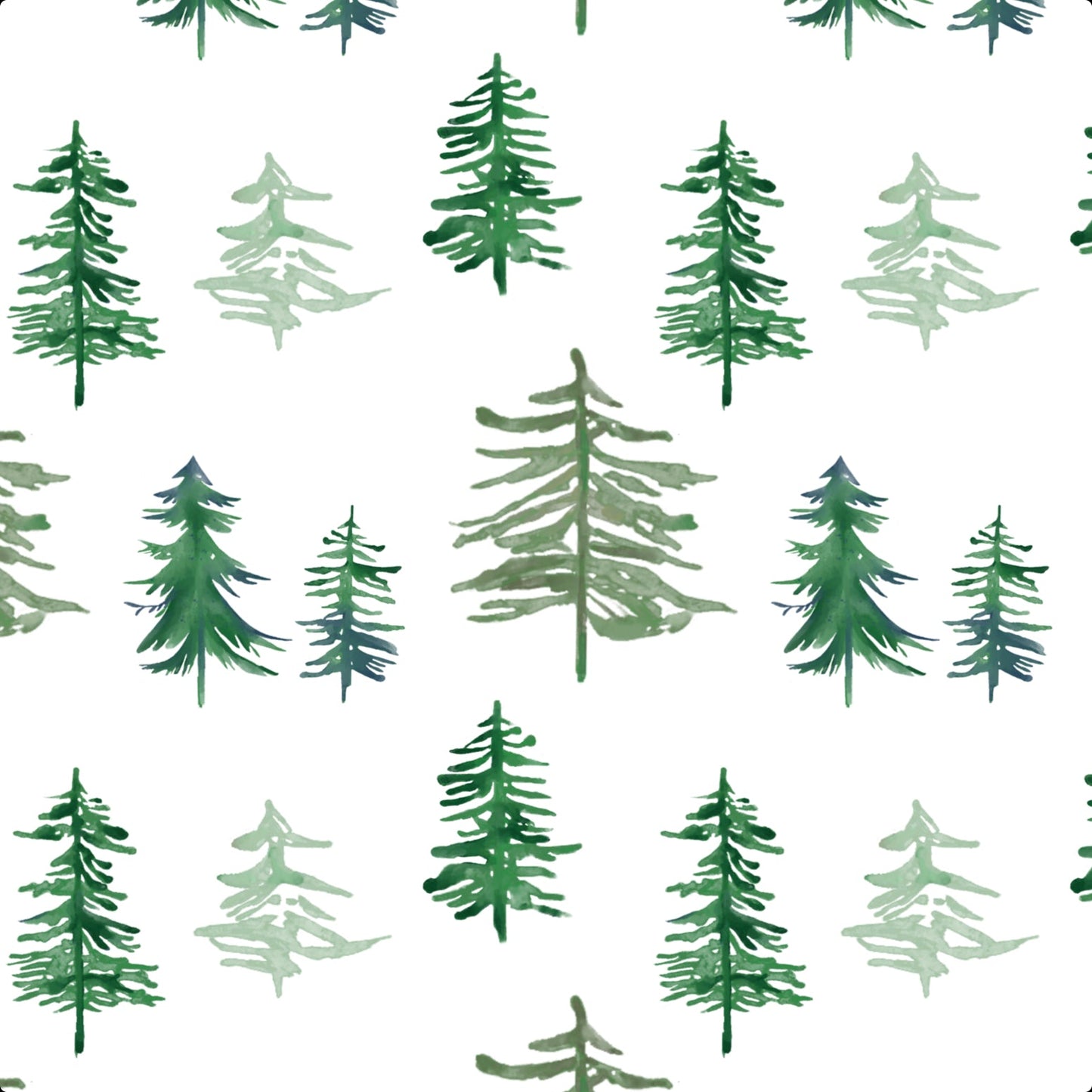 Pine Tree Swaddle Blanket