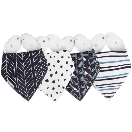 Royal Organic Bandana Bib 4-Pack