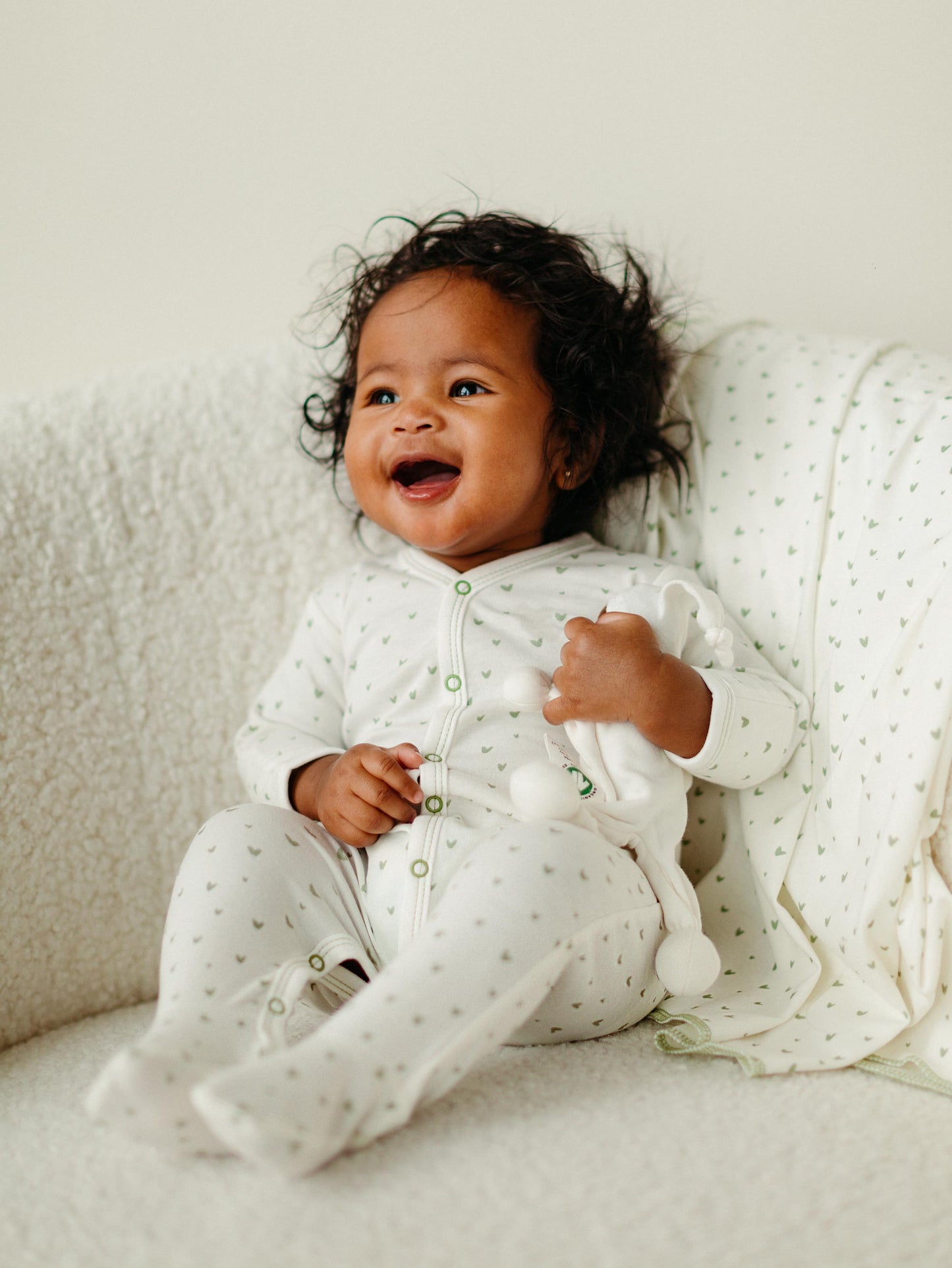 Receiving Blanket - Hearts