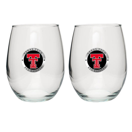 Texas Tech University #2 Stemless Goblet (Set Of 2)
