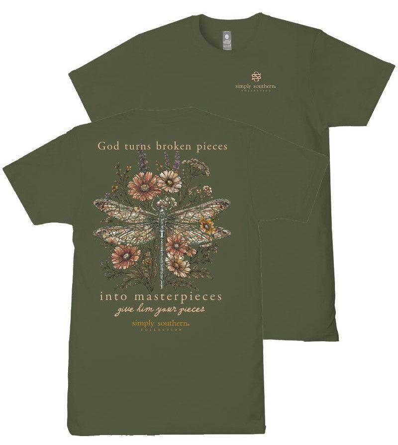 God Turns Broken Pieces Into Masterpieces - F26 - SS - Adult T-Shirt