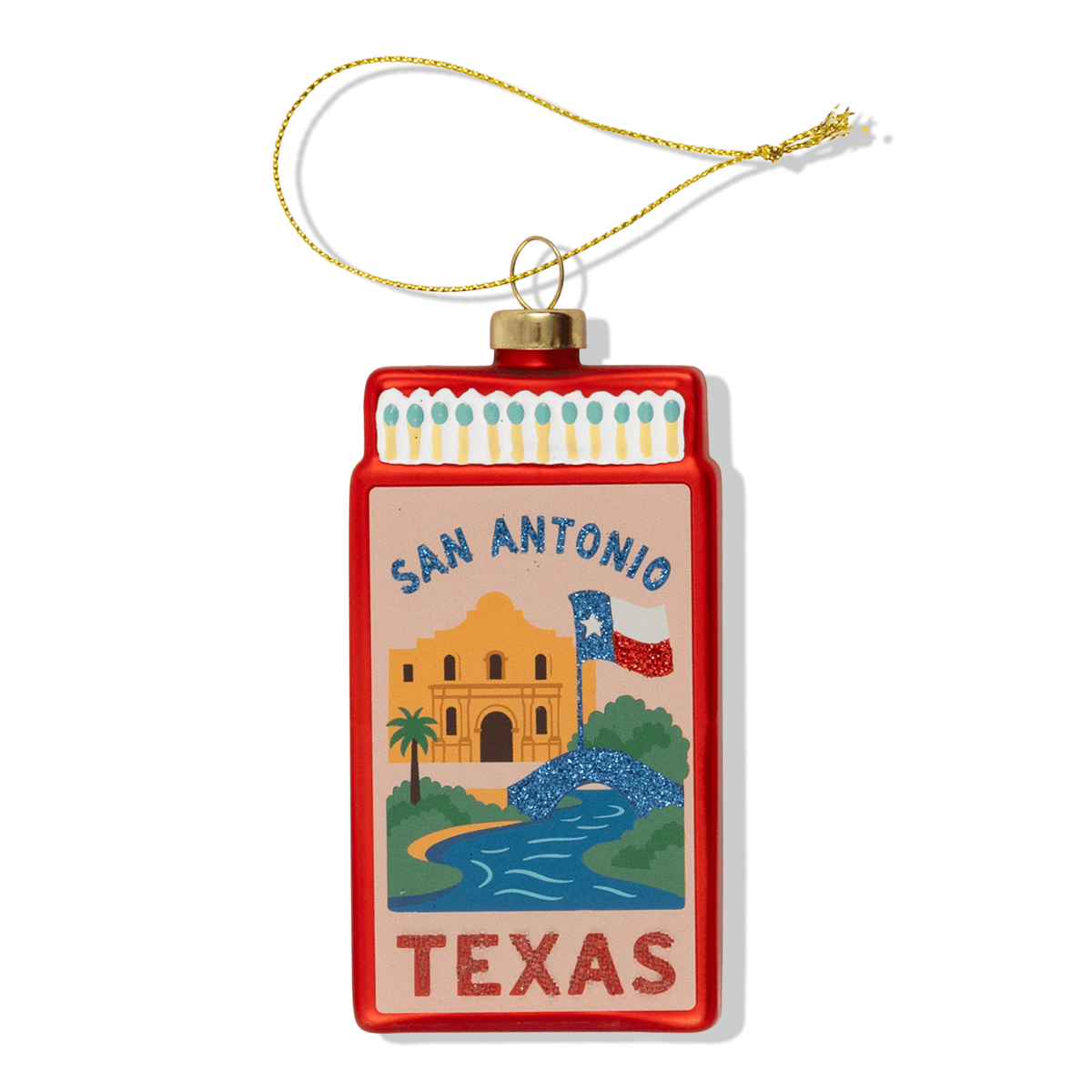 San Antonio Matchbook Ornament