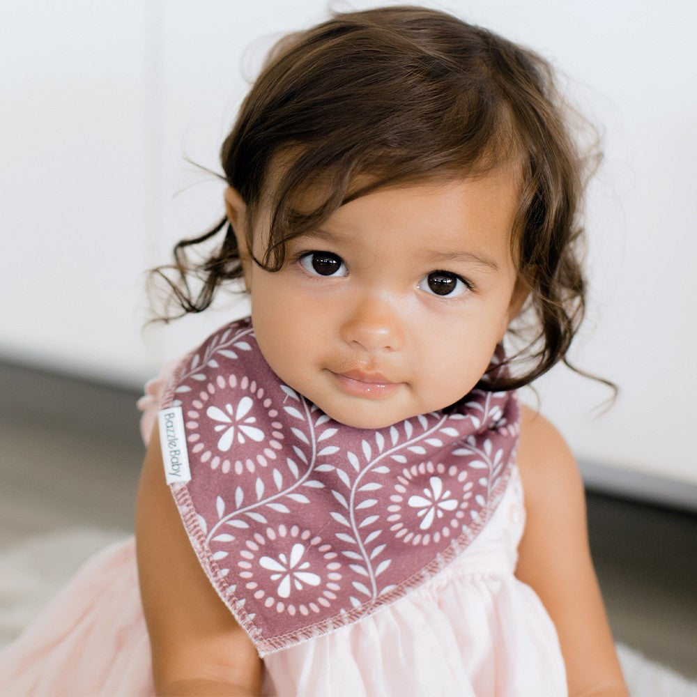 Sloane Organic Bandana Bib 4-Pack